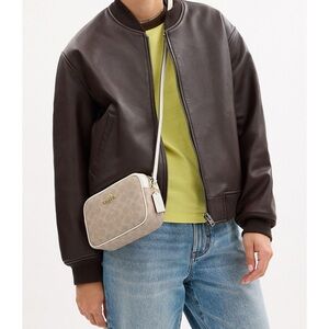 Coach mini jamie camera bag in signature canvas